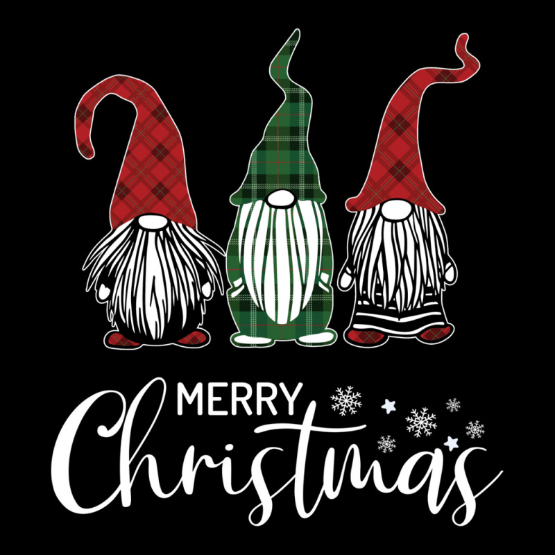 Christmas Gnomes In Plaid Hats Funny Gift Merry Xmas Graphic V-neck Tee | Artistshot