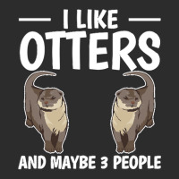 Otter T  Shirt Sea Otter I Like Otters And Maybe 3 People T  Shirt Exclusive T-shirt | Artistshot