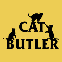 Cat Butler With Cats Crawling On Font Graphic T-shirt | Artistshot