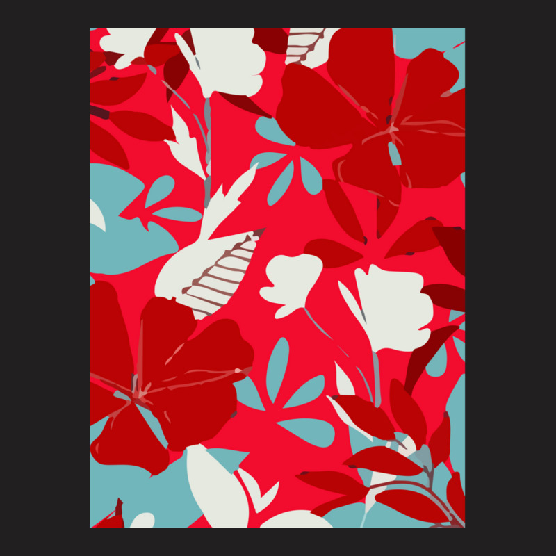 Trend Tropical Leaves Flowers T-shirt | Artistshot