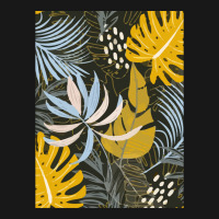 Trend Tropical Leaves Plants Gray Flannel Shirt | Artistshot