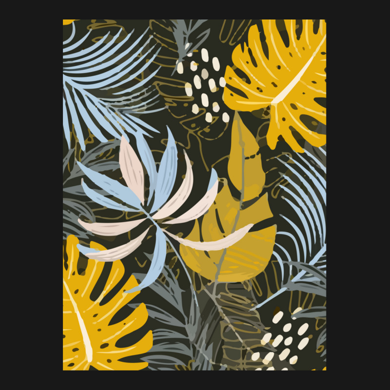 Trend Tropical Leaves Plants Gray Flannel Shirt | Artistshot