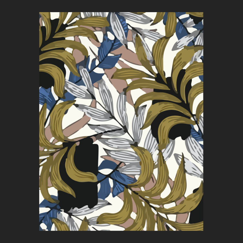 Trend Tropical Pattern With Abstraction Plants Beautiful Vector 3/4 Sleeve Shirt | Artistshot