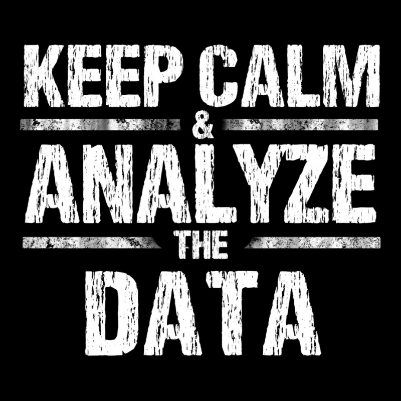 Keep Calm Analyze Data Business Analyst It Consultant Shirt Cropped Hoodie by chamekdinac | Artistshot