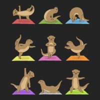 Otter Yoga T  Shirt Otter Yoga Happy Cute 3/4 Sleeve Shirt | Artistshot