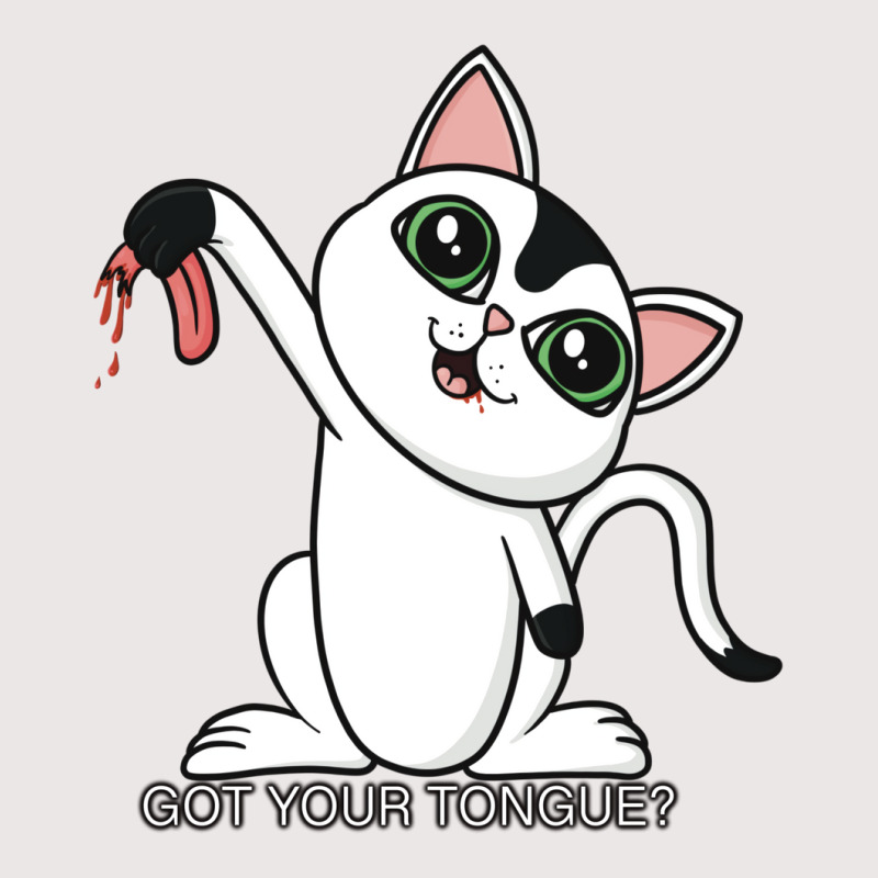 Cat Got Your Tongue Pocket T-shirt | Artistshot