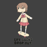 Life Sucks Drop Out Vintage T-shirt | Artistshot