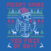 Christmas Skull Funny Ugly Sweater Pocket T-shirt | Artistshot