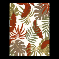 Trend Tropical Seamless Pattern With Colorful Leaves Plants V-neck Tee | Artistshot