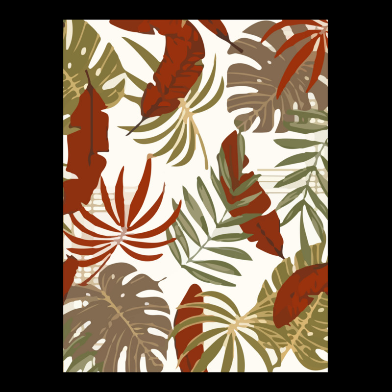 Trend Tropical Seamless Pattern With Colorful Leaves Plants V-neck Tee | Artistshot