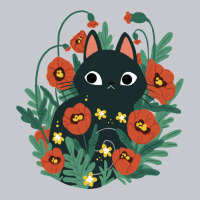 Cat In Poppy Flowers Unisex Jogger | Artistshot