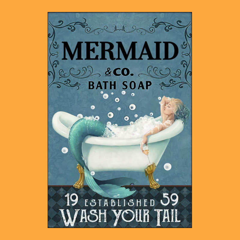 Mermaid Bath Soap Wash Your Tail Zipper Hoodie | Artistshot