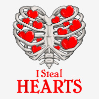 Valentine Heart Skeleton Rib Cage Bones I Steal Heart T Shirt Graphic T-shirt | Artistshot