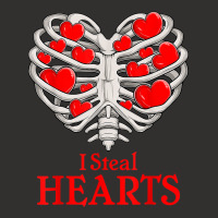 Valentine Heart Skeleton Rib Cage Bones I Steal Heart T Shirt Champion Hoodie | Artistshot