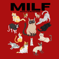 Milf (man I Love Felines) Printed Hat | Artistshot