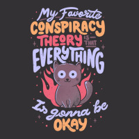 Conspiracy Theory   Cute Funny Quote Evil Cat Gift Vintage Hoodie And Short Set | Artistshot