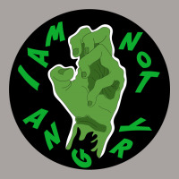 I Am Not Angry Green Racerback Tank | Artistshot