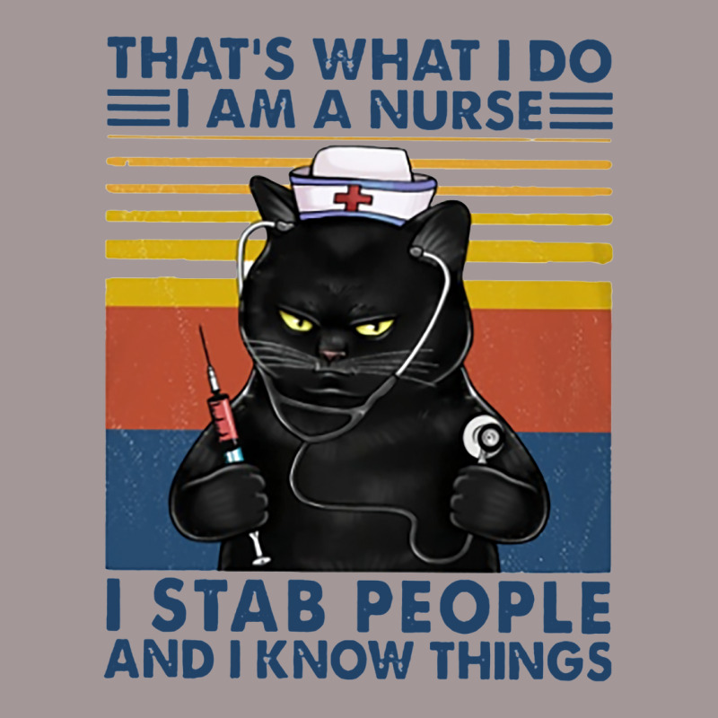 Cat Nurse That's What I Do I Am A Nurse I Stab People And I Know Thing Vintage Short | Artistshot