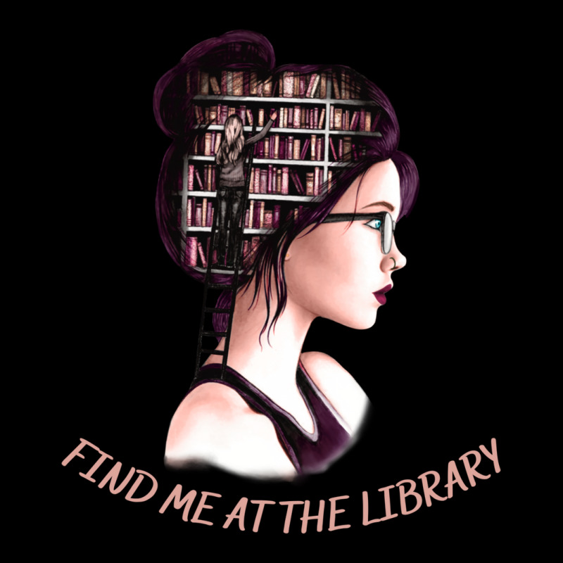 Find Me At The Library Funny Gifts For Books Lovers And Librarians V-neck Tee | Artistshot