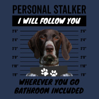 Personal Stalker Dog – Liver White Ticked German Shorthaired Pointer Ladies Denim Jacket | Artistshot