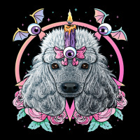 Pastel Goth Poodle Pagan Dog Creepy Menhera Poodle Cropped Sweater | Artistshot