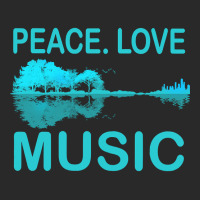 Hot Trend Peace Love Music Guitar Lake Shadow Hippie Toddler T-shirt | Artistshot