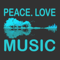 Hot Trend Peace Love Music Guitar Lake Shadow Hippie Baby Bodysuit | Artistshot