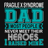 Trending Proud Fragile X Syndrome Dad Most People Never Meet Their Her Baby Bibs | Artistshot