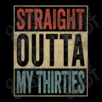 40th Birthday Joke Gag Straight Outta My Thirties Pocket T-shirt | Artistshot