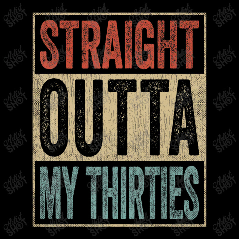 40th Birthday Joke Gag Straight Outta My Thirties Pocket T-Shirt by thanhtran | Artistshot