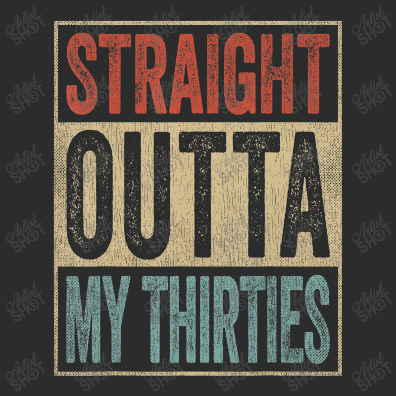 40th Birthday Joke Gag Straight Outta My Thirties Exclusive T-shirt by thanhtran | Artistshot