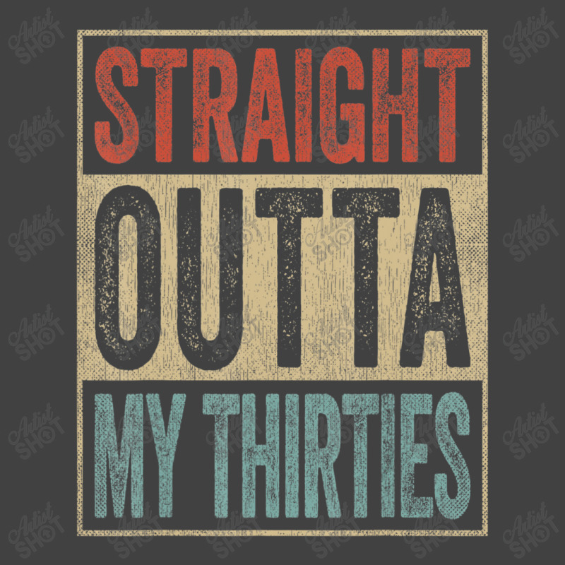 40th Birthday Joke Gag Straight Outta My Thirties Vintage T-Shirt by thanhtran | Artistshot