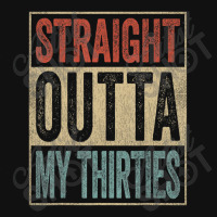 40th Birthday Joke Gag Straight Outta My Thirties Baby Bibs | Artistshot