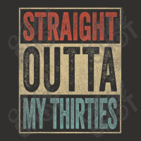 40th Birthday Joke Gag Straight Outta My Thirties Champion Hoodie | Artistshot