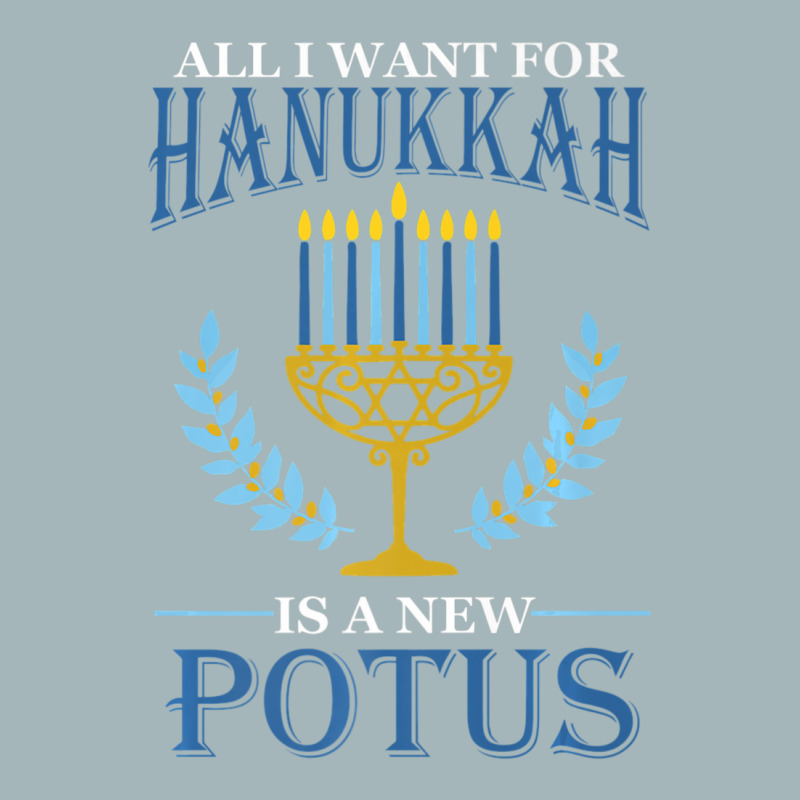 All I Want For Hanukkah Is A New Potus Hanukkah Unisex Sherpa-lined Denim Jacket | Artistshot