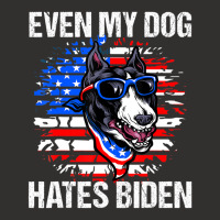 Anti Joe Biden Even My Dog Hates Biden Usa Flag Pibble Champion Hoodie | Artistshot