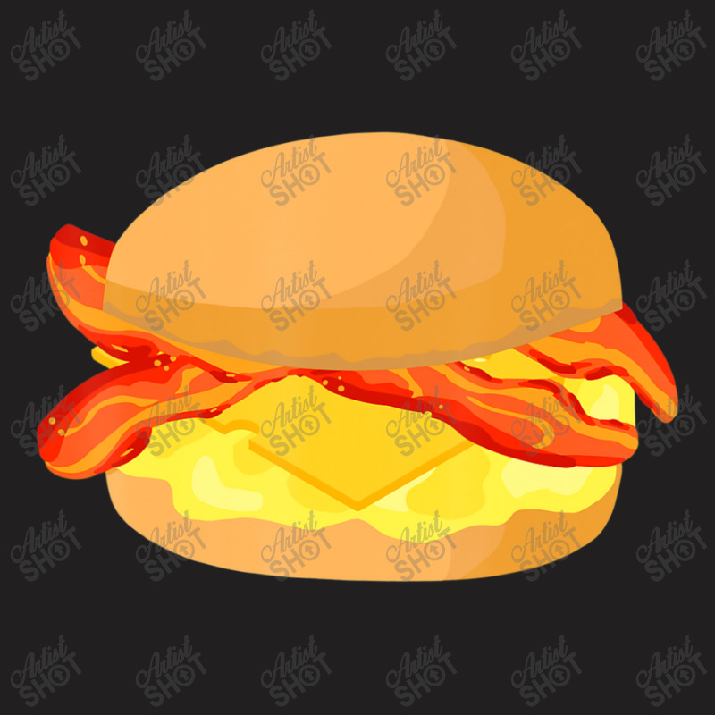 Bacon And Eggs Cheese Sandwich Breakfast Food T-shirt | Artistshot