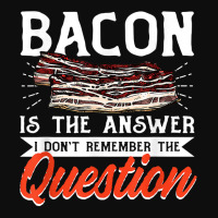 Bacon Strips Meat Food   Bacon Is The Answer T Shirt Crop Top | Artistshot