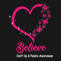 Believe Cleft Lip & Palate Awareness Butterflies Vintage T Shirt Flannel Shirt | Artistshot