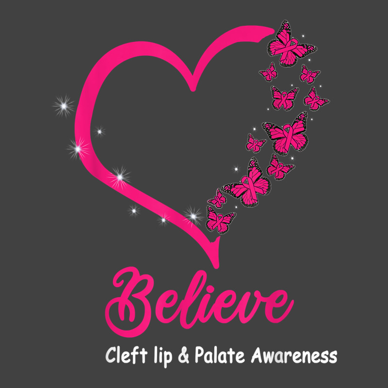 Believe Cleft Lip & Palate Awareness Butterflies Vintage T Shirt Vintage T-Shirt by araceliphexy | Artistshot