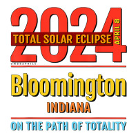 Bloomington Indiana In Total Solar Eclipse 2024  4  T Shirt Long Sleeve Baby Bodysuit | Artistshot