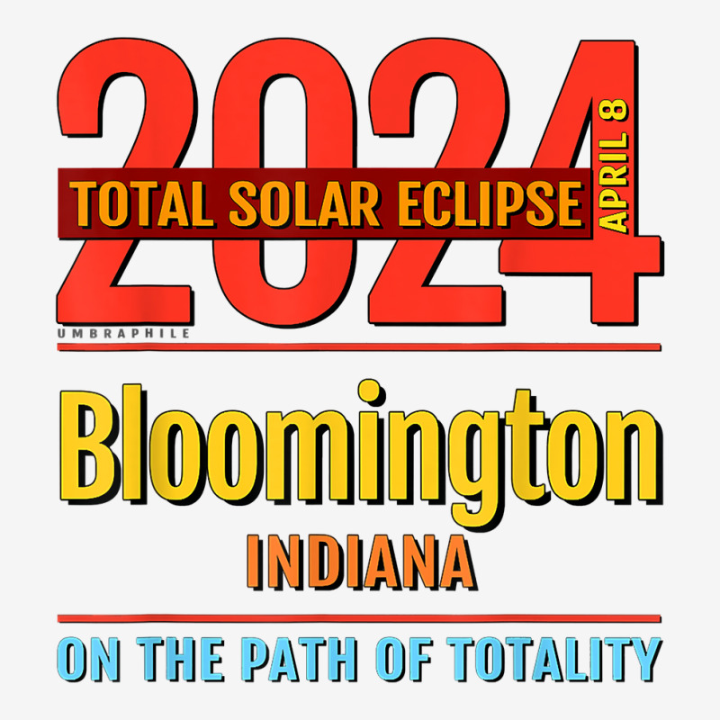 Bloomington Indiana In Total Solar Eclipse 2024  4  T Shirt Baby Beanies by kaykemyjoa | Artistshot