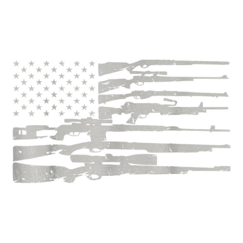 Big American Flag With .machine Guns T Shirt 2a Flag T Shirt Baby Tee | Artistshot