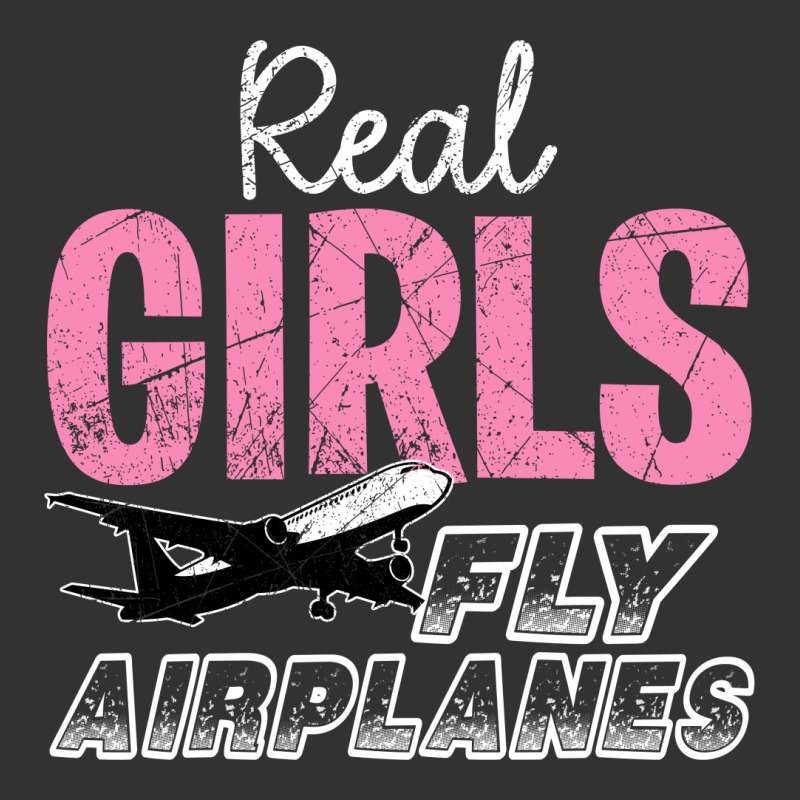 Real Girls Fly Airplanes For Dark Baby Bodysuit | Artistshot