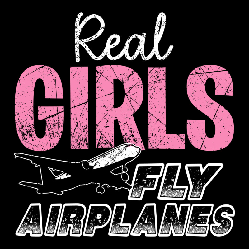 Real Girls Fly Airplanes For Dark Baby Tee | Artistshot