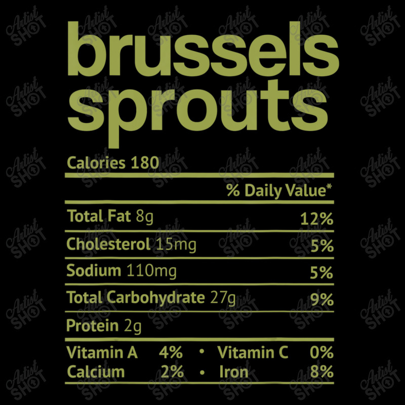 Brussels Sprouts Nutrition Facts Thanksgiving Christmas Food Youth Jogger | Artistshot