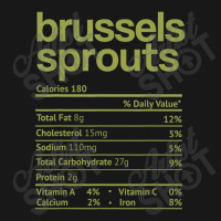 Brussels Sprouts Nutrition Facts Thanksgiving Christmas Food Flannel Shirt | Artistshot