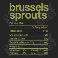 Brussels Sprouts Nutrition Facts Thanksgiving Christmas Food 3/4 Sleeve Shirt | Artistshot