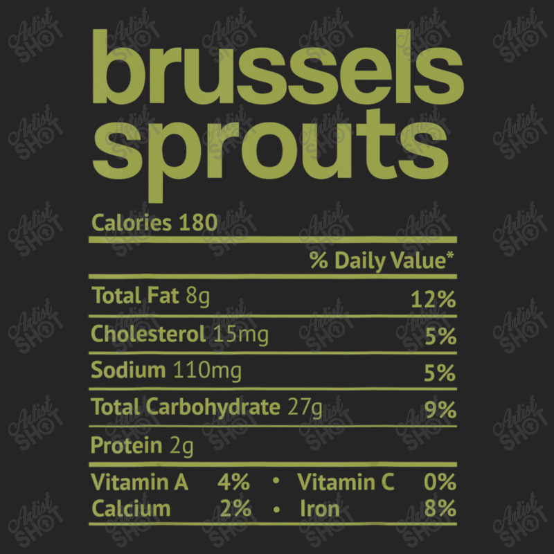 Brussels Sprouts Nutrition Facts Thanksgiving Christmas Food Unisex Hoodie | Artistshot