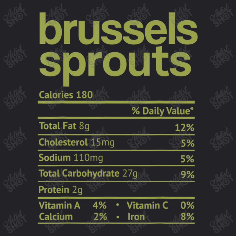 Brussels Sprouts Nutrition Facts Thanksgiving Christmas Food Youth Tee | Artistshot